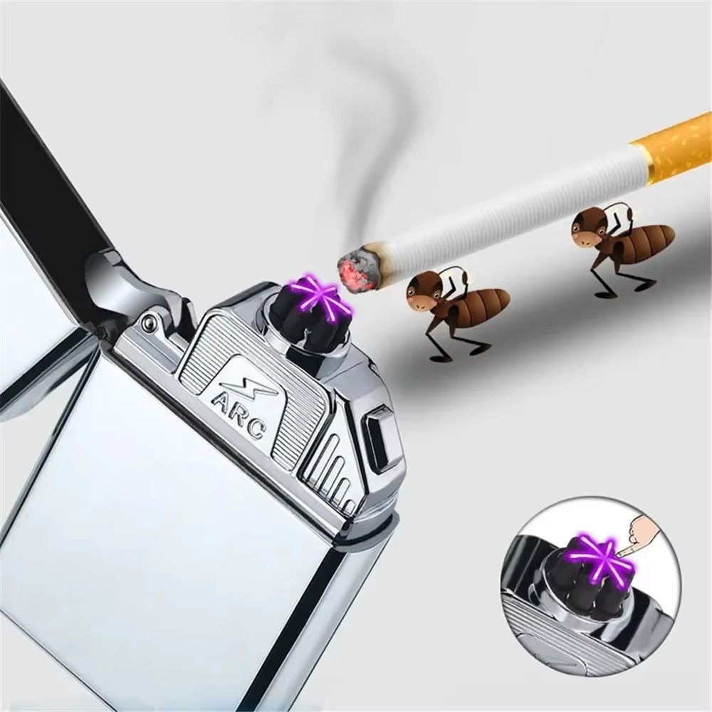 New Six Arcs Lighter Windproof - Electronics Gadgets For Gift review and price