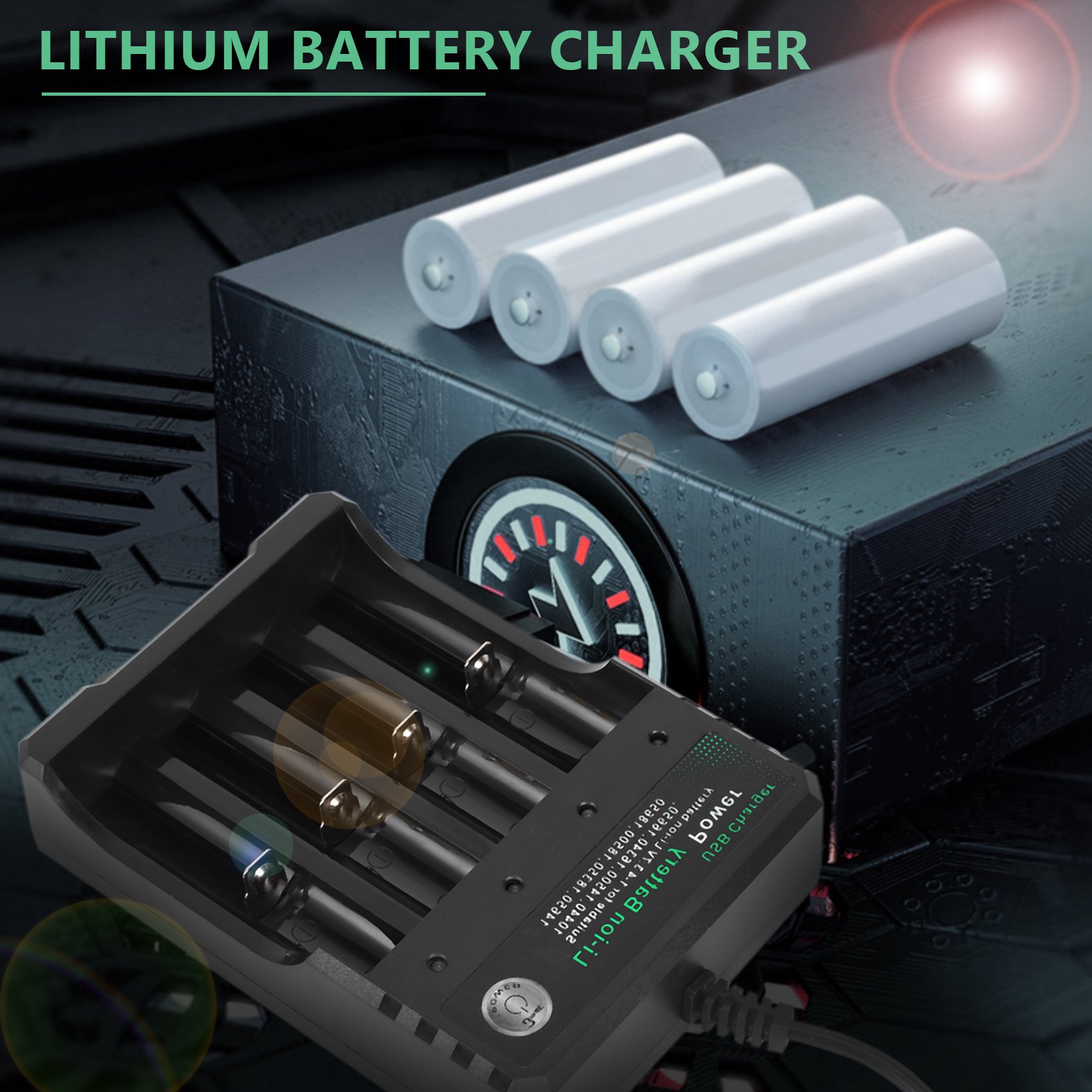 Compatible 18650 Lithium Batte - Usb Charger review and price