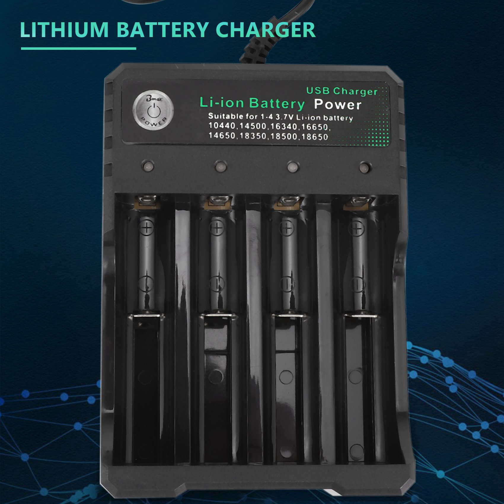 Compatible 18650 Lithium Batte - Usb Charger review and price