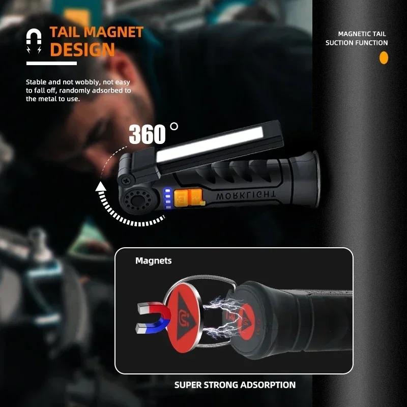 Portable COB LED Flashlight US - Power Bank review and price