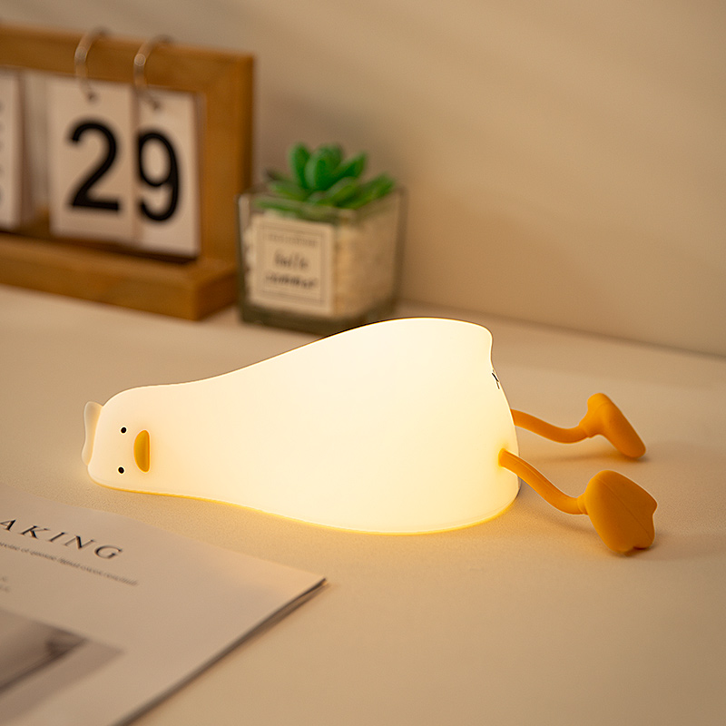 Lying Flat Duck Night Light Si - Phone Holder review and price