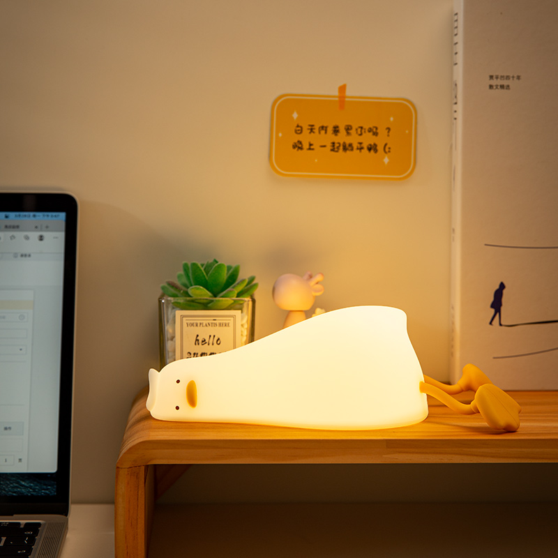 Lying Flat Duck Night Light Si - Phone Holder review and price