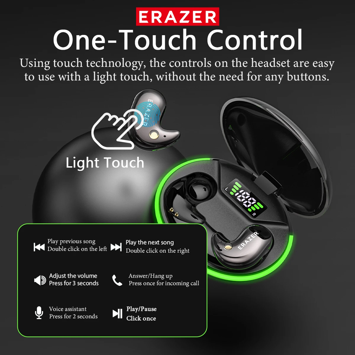 EARZER XF58 In-Ear Bluetooth H - Wireless Charger review and price