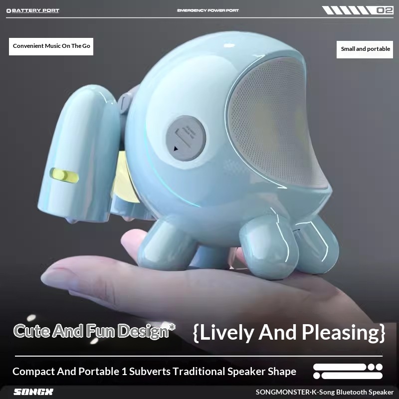 SONGX SONGMONSTER Cute Robot K - Bluetooth Speaker review and price